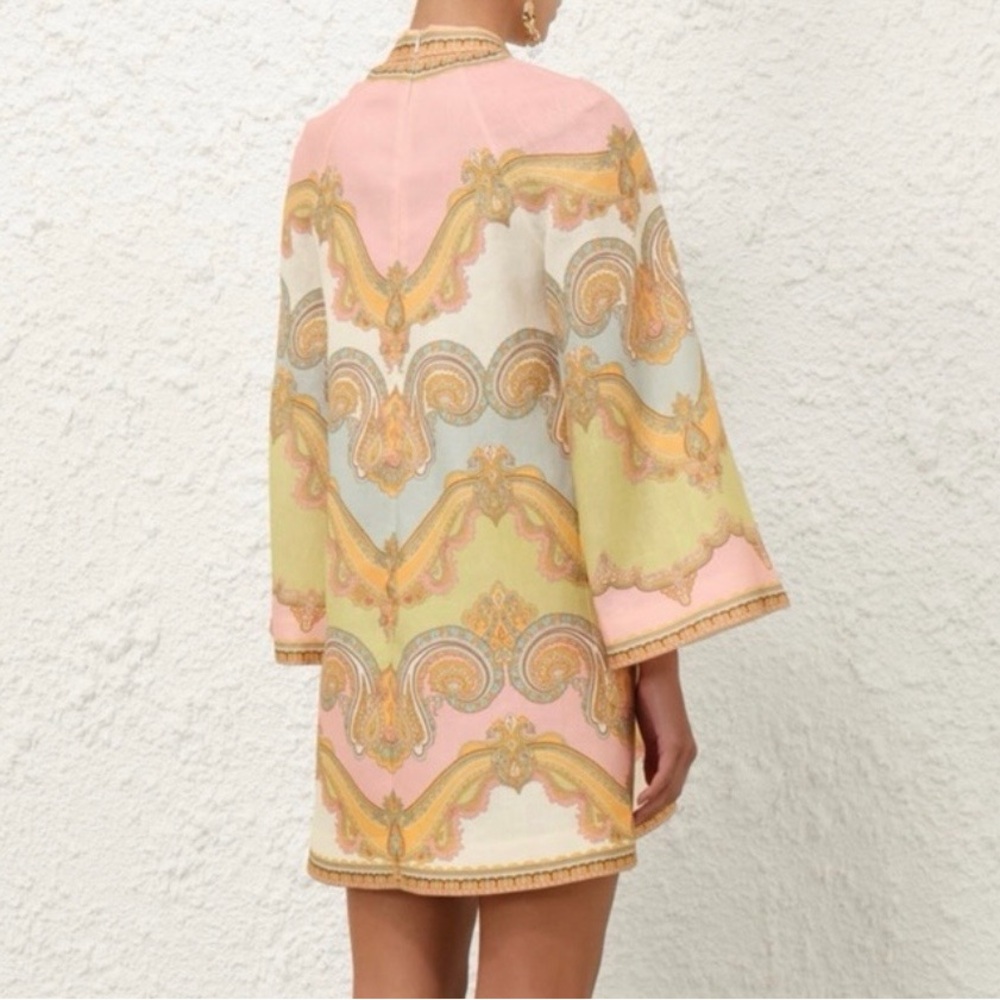 Zimmermann Paisley Mini Dress 0P - Picture 4 of 6